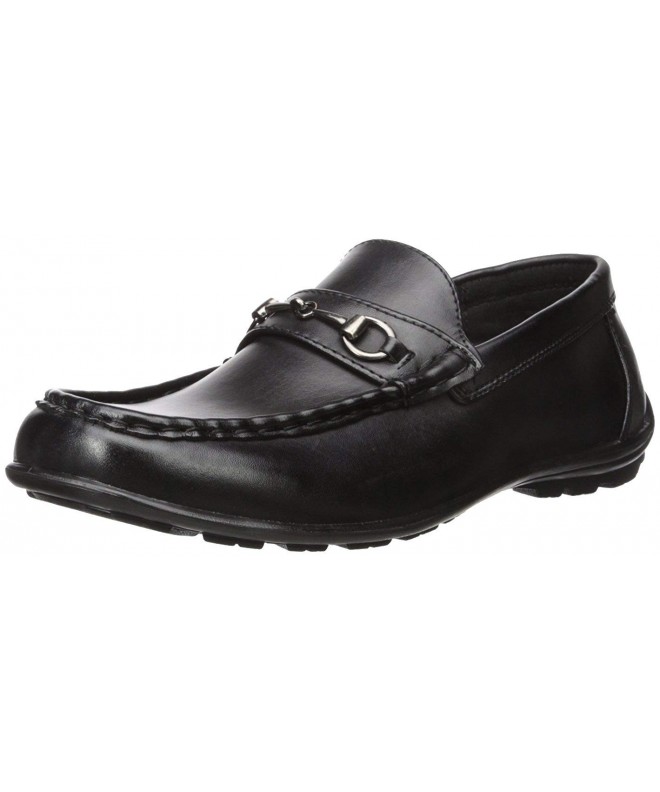 Loafers Kid's Latch Driving Moc Style Dress Comfort Loafer (Little Kids/Big Kids) - Black - C912NH3VBPN $61.61