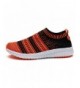 Loafers Kid's Breathable Mesh Sneakers Loafer Athletic Shoes (Toddler/Little/Big Kid) - Black/Orange - CS1829ZHT6Z $53.42