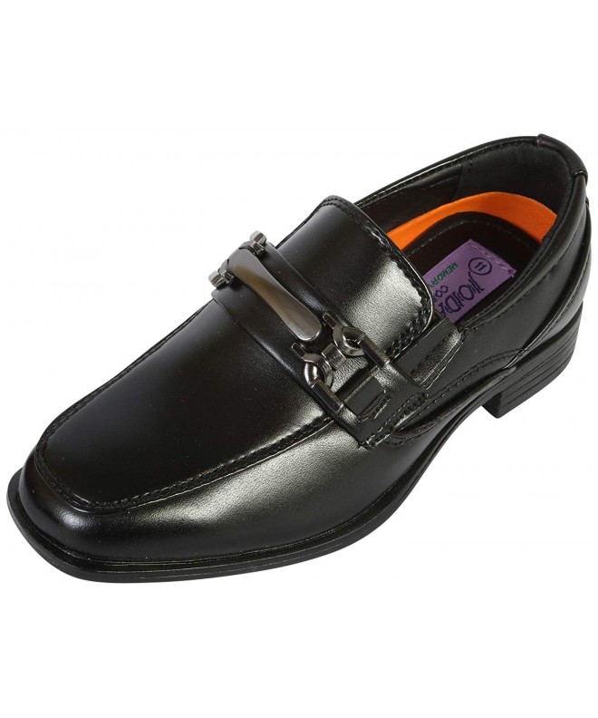 Loafers Boys Comfort Slip On Loafers (Toddler/Little Kid/Big Kid) - Black Buckle - CU18DWR8SOW $33.67