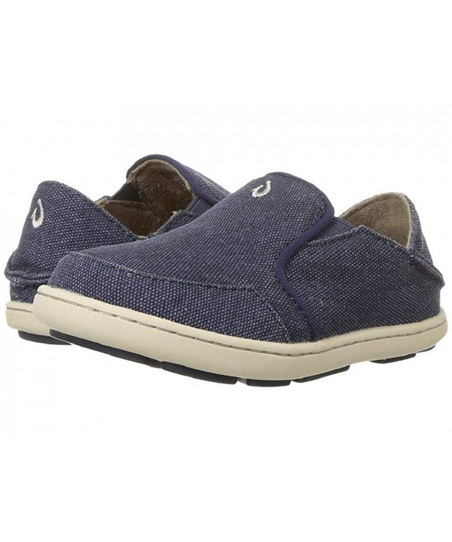 Loafers Kids Boys Nohea Lole Low Top Slip On Walking Shoes - Trench Blue/Trench Blue - CZ12NYZS03D $82.16