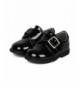 Loafers Leatherette Buckle Strap Dress Church Shoe (Infant/Baby Boy) AH59 - Black - C111MIGIZSF $45.65