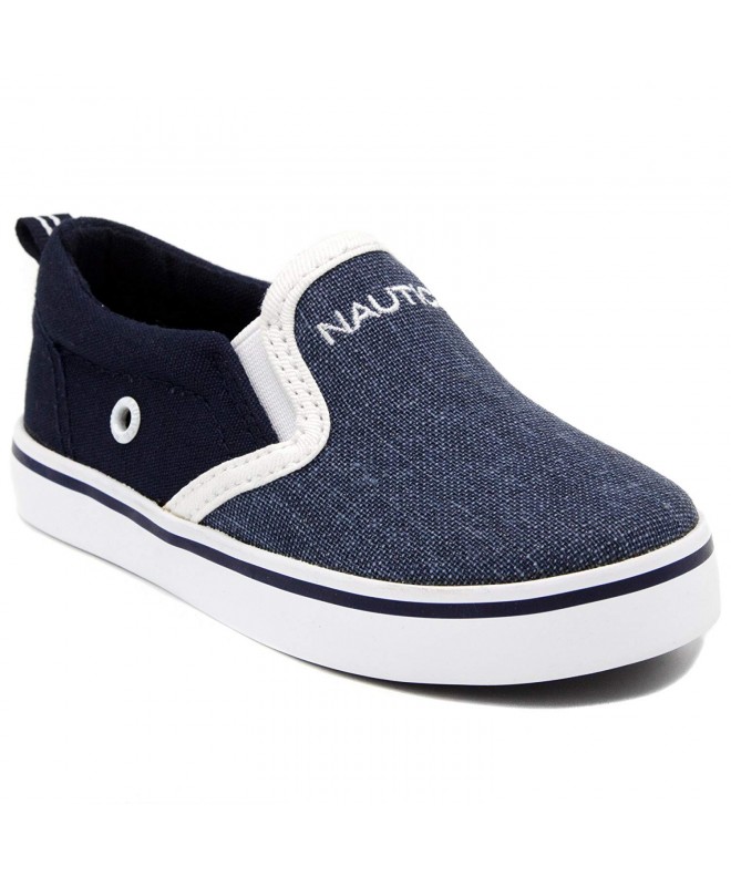 Loafers Akeley Toddler Canvas Sneaker Slip-On Casual Shoes (Toddler/Little Kid) - Navy Mix - CK18C5K5HL6 $40.01