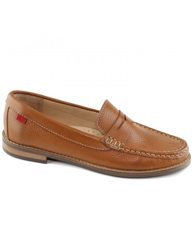 Loafers Kids Boys/Girls Casual Comfort Slip On Penny Loafer - Tan Grainy - C918HTLLRUL $99.37