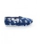 Loafers Slip-On Canvas Sneaker with Skull Print for Toddlers/Little Kids - Navy - CB182LMTYSS $21.32