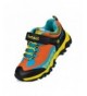 Running Boys Sneakers Waterproof Kids Tennis Running Hiking Shoes - Black/Orange - CG18DUNQMHW $49.61