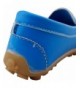 Loafers Boy's Girl's Soft Synthetic Leather Loafers Slip On Boat Dress Shoes/Sneakers/Flats - Blue - CX11PQ3JZ9F $17.27