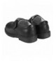 Loafers Boys Black School Uniform Genuine Leather Dress Shoes TPR Rubber Sole - C218GETG9YT $51.30