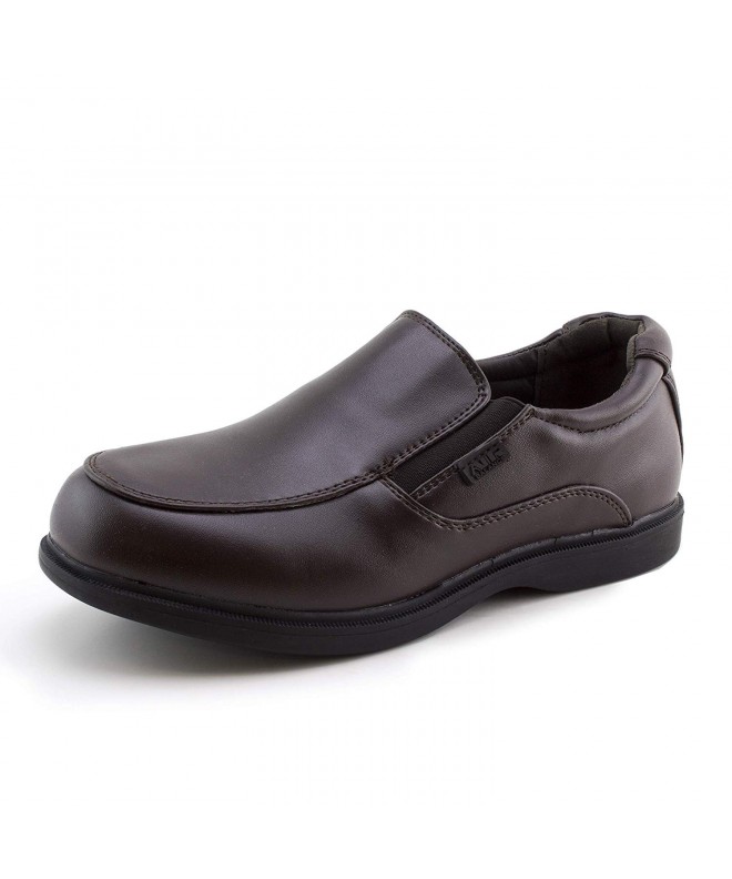 Loafers Boys School Uniform Dress Loafers (Toddler/Little Kid/Big Kid) - Brown 3 - C418KNLHEZL $49.41