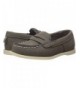 Loafers Kids' Simon4 Boy's Slip-on Boat Shoe Loafer - Grey - CQ12IJ6KF6H $35.27