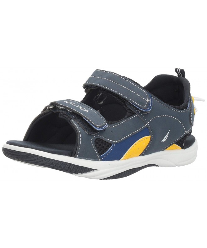 Loafers Kids' Helm Boat Shoe - Blue/Yellow - CH12OBI1TO4 $54.91