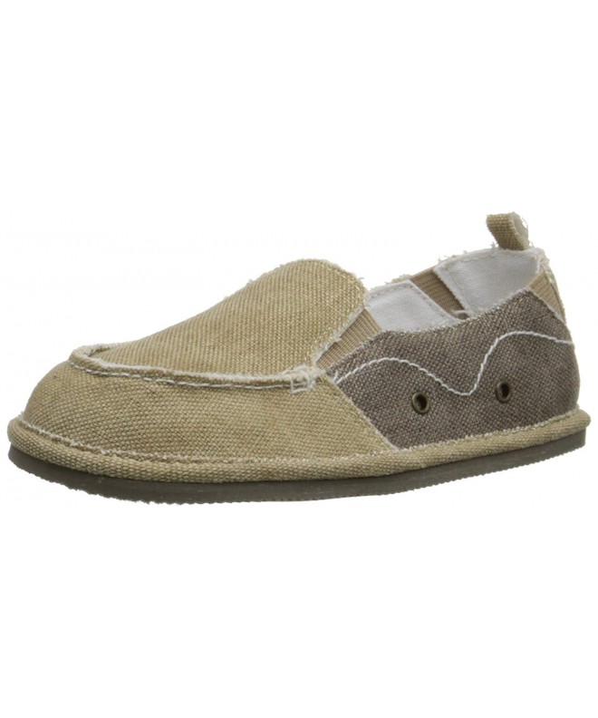Loafers Canvas with Gore Slip On (Infant) - Tan/Brown - CK11W0TYSDV $43.69
