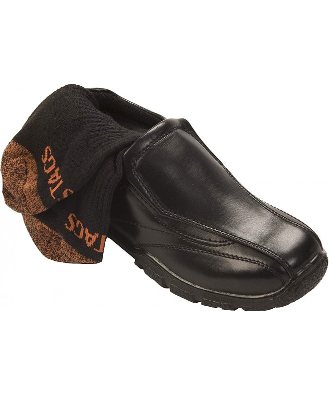 Loafers Recess S.U.P.R.O. Dress Slip-On (Little Kid/Big Kid) + Added Value Sock Black - CI18K4TZ9QM $52.20