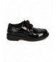 Loafers Boys Patent Leatherette Lace Up Dress Shoe GB31 - Black - CD180W8HSNC $47.54