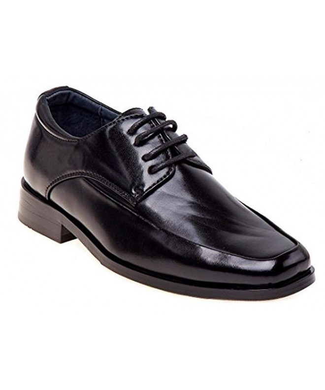 Loafers Boys Lace Dress Shoe - Black - 13 - CW185AONEWI $30.46
