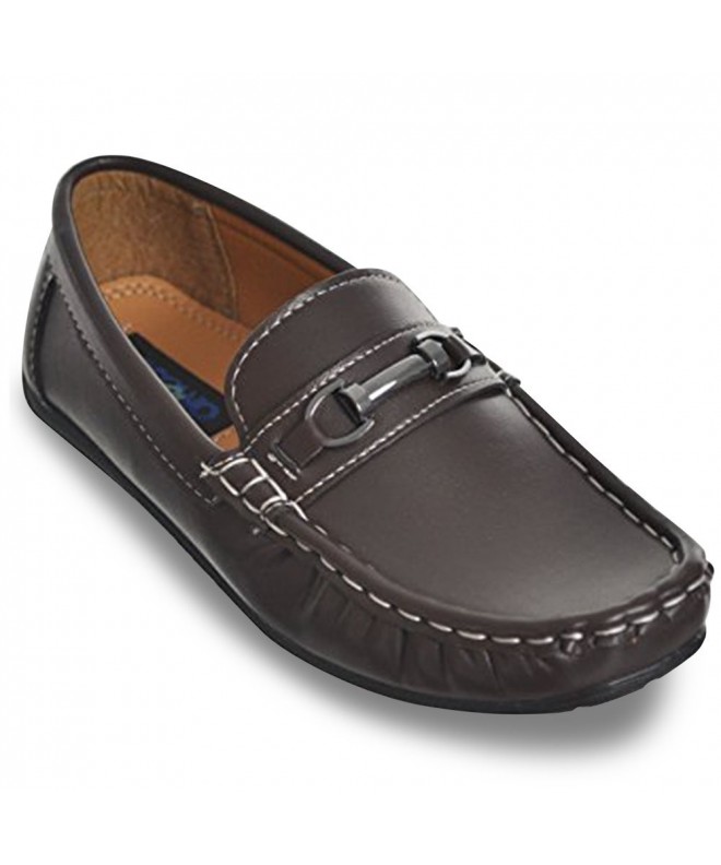 Loafers Boys Loafer Shoes - Premium Feel - Black and Brown Available - Brown - C51884I83IT $52.44