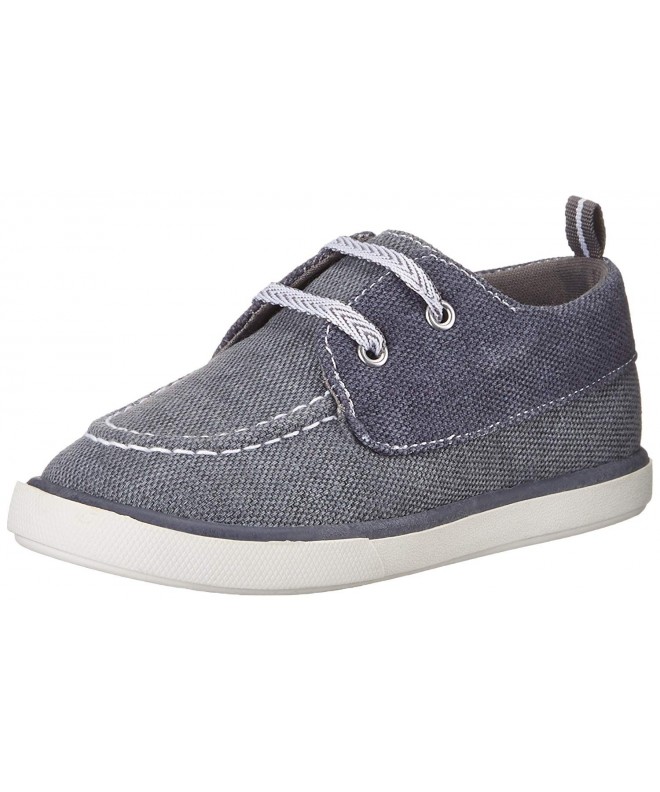 Loafers Kids' Canvas Deck Shoe Walker-K - Navy/Grey - CT125TQEACT $41.85