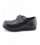 Loafers Boys Hook and Loop Closure School Uniform Dress Loafers (Toddler/Little Kid/Big Kid) - Black 2 - C618KY6XH37 $39.21