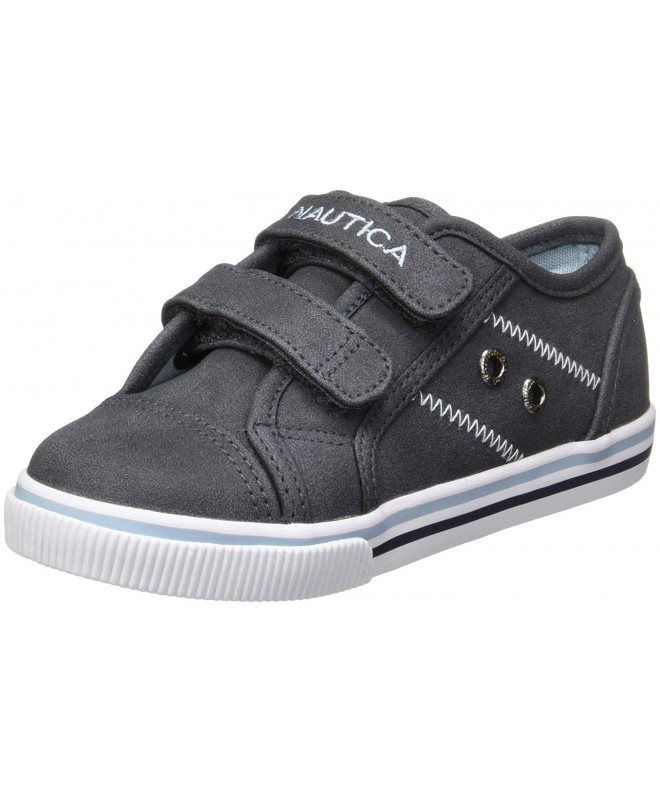 Loafers Kids Colburn Little Kids Toddler Velcro Fashion Sneaker Boys Girls Shoes - Mood Indigo - CP12K3REGHJ $87.23