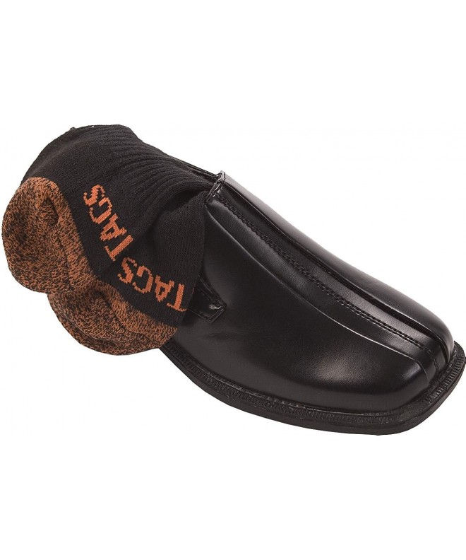 Loafers Wings Dress Comfort Classic Slip-On Loafer (Little Kid/Big Kid) + Added Value Sock Black - C218K4YE9Q7 $51.03