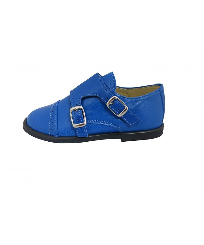 Loafers Boys Blue Dress Shoe - CY188NQMQQD $85.32