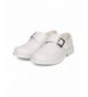 Loafers Boys Leatherette Single Buckle Hook and Loop Uniform Shoe GH26 - White - C617YZWO8GL $37.95