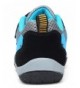 Running Kid's Breathable Outdoor Hiking Sneakers Strap Athletic Running Shoes - Black/Blue - CE18CE38HYT $43.58