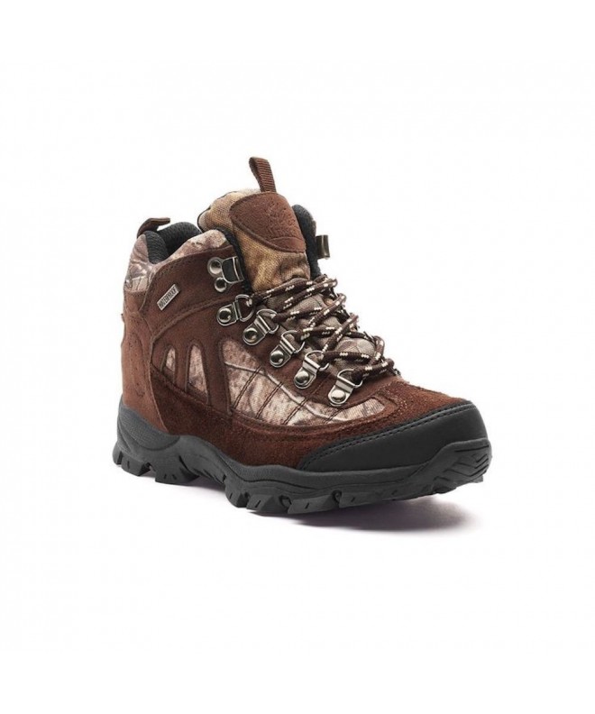 Hiking & Trekking Veil Boys' Waterproof Hiking Boots Brown/Camo - C9185TWRQ0U $37.63