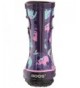 Rain Boots Kids' Skipper Waterproof Rubber Rain Boot for Boys and Girls - Elephants Print/Purple/Multi - CR184AIZHSQ $96.04