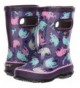 Rain Boots Kids' Skipper Waterproof Rubber Rain Boot for Boys and Girls - Elephants Print/Purple/Multi - CR184AIZHSQ $96.04