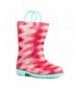 Rain Boots Children's Rain Boots for Little Kids & Toddlers - Boys & Girls - Pink (Mermaid) - CX18C228S90 $27.78