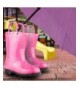 Rain Boots Children's Rain Boots with Handles - Little Kids & Toddlers - Boys & Girls - Pink - CG18C9TA3TX $29.61