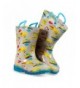 Rain Boots Children's Light Up Rain Boots for Little Kids & Toddlers - Boys & Girls - Grey (Construction) - C218KCCN8QW $42.83