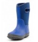 Rain Boots Kids Toddler Neoprene Mud Rain Boots Blue/Pink/Purple - Blue - C418GNNQEDZ $54.61