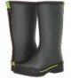 Rain Boots Kids' Waterproof Classic Youth Size Rain Boots - Charcoal - CA12MRZNWZ7 $59.08