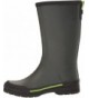 Rain Boots Kids' Waterproof Classic Youth Size Rain Boots - Charcoal - CA12MRZNWZ7 $59.08