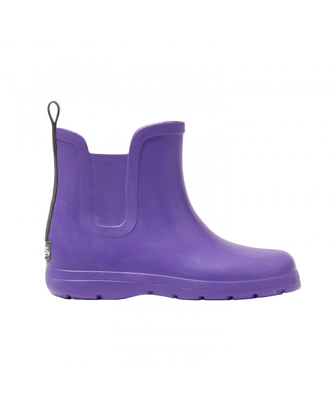 Rain Boots Kid's Cirrus Chelsea Ankle Rain Boot - Paisley Purple - CT18N7NTDQH $66.34
