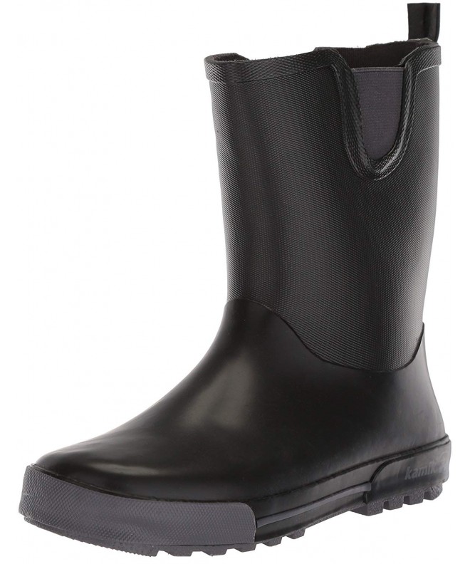 Rain Boots Kids' Rainplay Rain Boot - Black/Charcoal - CY184T8DDDE $84.79