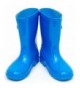 Rain Boots Toddler Kids Rain Boots Solid Color with Buckle - Blue - CI18GZEYKGM $35.97
