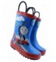 Rain Boots Thomas The Train Toddler Boy's Pull-On Rubber Rain Boots Blue - C118HS9E9NZ $54.84