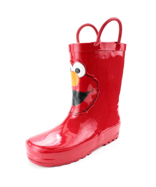 Rain Boots Elmo Boys Girls Rain Boots (Toddler/Little Kid) - Elmo Red - C612GJOI1RB $46.55