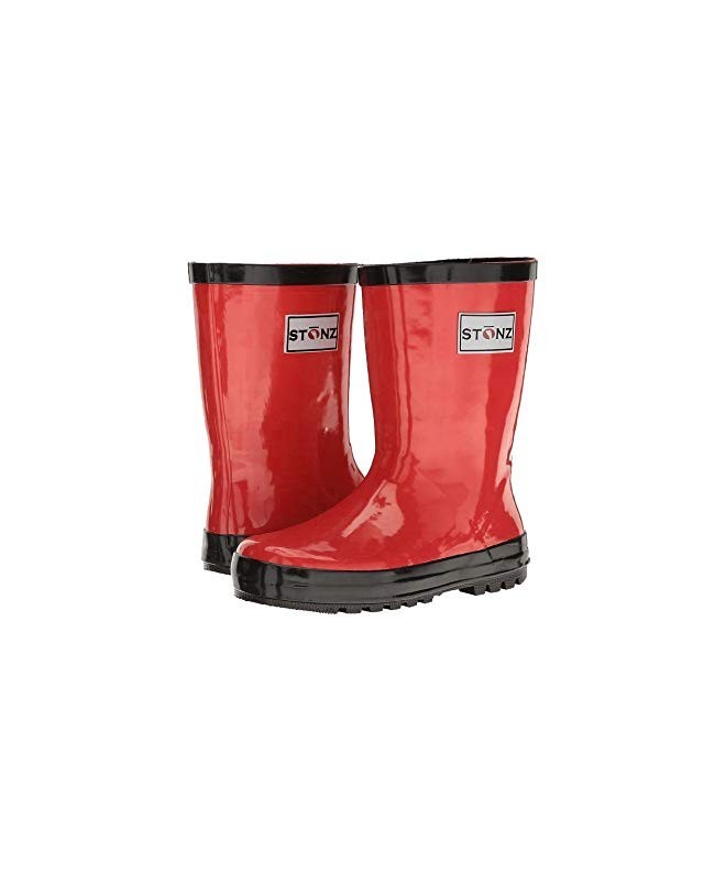 Rain Boots Natural Rubber Rain Boot (Toddler/Little Kid/Big Kid) - Red - CB18I8A8QXZ $74.93