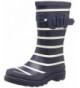 Rain Boots Junior Boys Rainboot with Print - French Navy Stripe - CK189EGKXHX $79.86