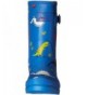 Rain Boots Boys' Printed Welly Rain Boot - Blue Skatersaurus - C512KMNWAUN $68.72