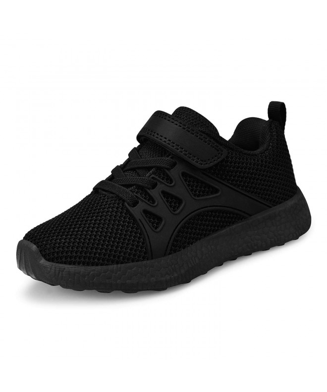 Running Kids Running Shoes Breathable Athletic Sneakers - Black-1 - C318NX2N2ES $40.88
