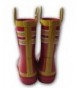 Rain Boots Fire Chief Boys Red Rain Boots (7/8 US Toddler) - CI114I3BFAZ $72.99