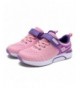 Running Kids Athletic Running Shoes Knit Breathable Lightweight Walking Tennis Sneakers for Boys Girls - Pinkpurple - C418HK6...