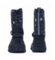 Snow Boots Fantiny Winter Snow Boots for Boy and Girl Outdoor Waterproof with Fur Lined(Toddler/Little Kids) - 1snowblack - C...