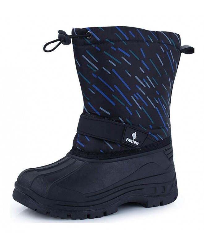 Snow Boots Fantiny Outdoor Waterproof Toddler - 1colorfulgray - C018DZROSK9 $41.47