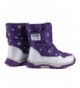 Snow Boots Boy's Girl's Outdoor Waterproof Cold Weather Snow Boots(Toddler/Little Kid/Big Kid) - Purple - C2128EOYX8F $53.28