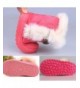 Snow Boots Baby's Girl's Boy's Cute Flat Shoes Bailey Button Winter Warm Snow Boots - Rose Red - CR18LG5U44K $32.49